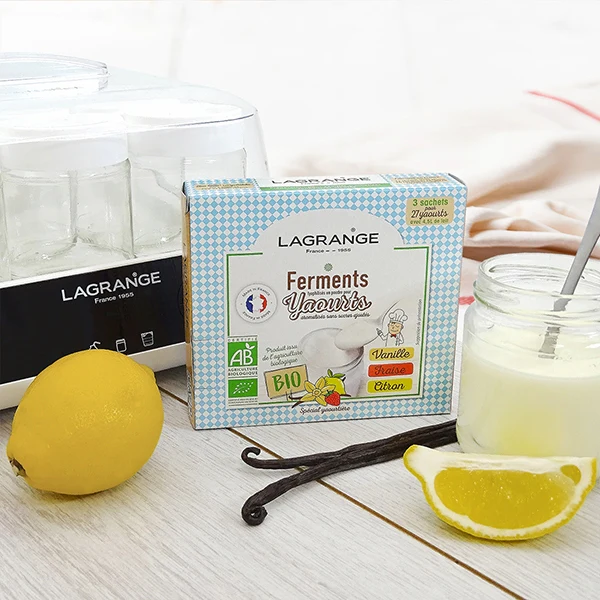 Ferments aromatisés Vanille Fraise Citron Lagrange - Image 3