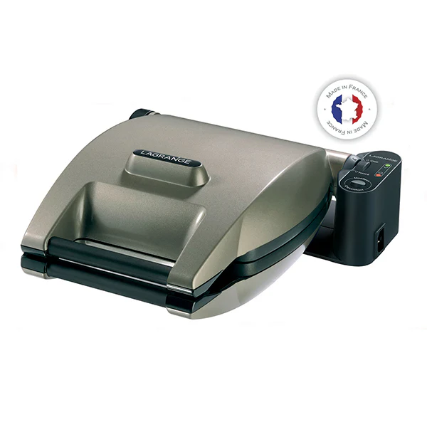 Gaufrier électrique 2 plaques Premium GaufresŸ taupe 1200 W Lagrange - Image 6