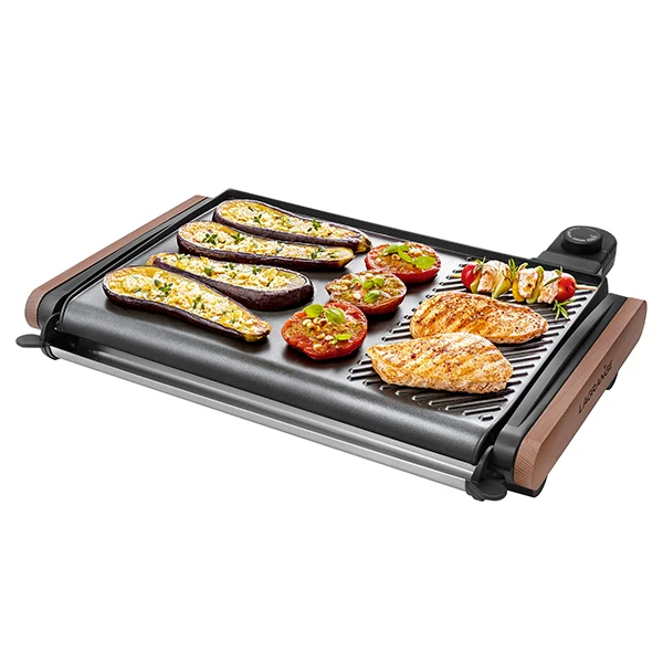 Plancha grill bois foncé 2000 W 229011 Lagrange - Image 2