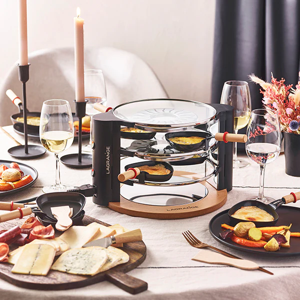 Raclette Evolution avec accessoires à fromage et deux grands poêlons Lagrange - Image 3