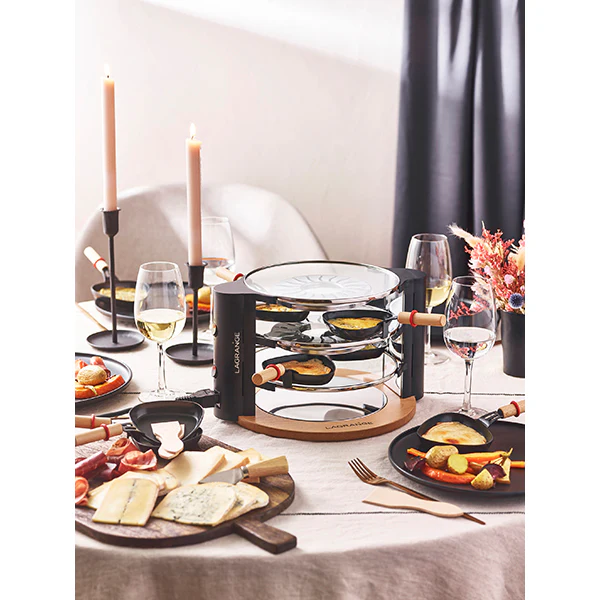 Raclette Evolution avec accessoires à fromage et deux grands poêlons Lagrange - Image 4