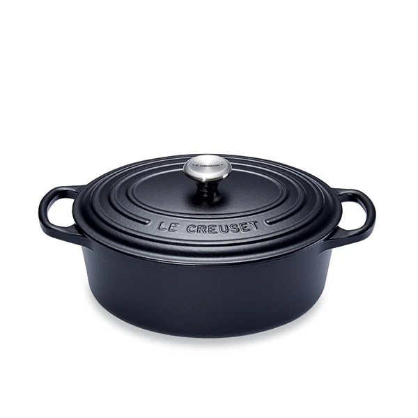 Cocotte fonte ovale 29 cm noir Le Creuset