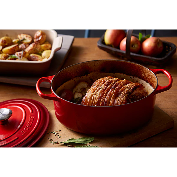 Cocotte fonte ovale cerise 29 cm Le Creuset - Image 2