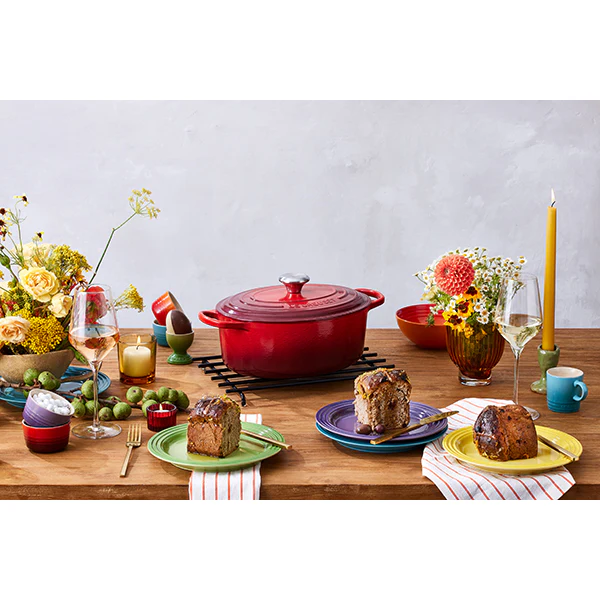 Cocotte fonte ovale cerise 31 cm Le Creuset - Image 2