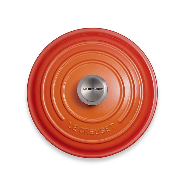 Cocotte fonte rond  24 cm volcanique Le Creuset - Image 2