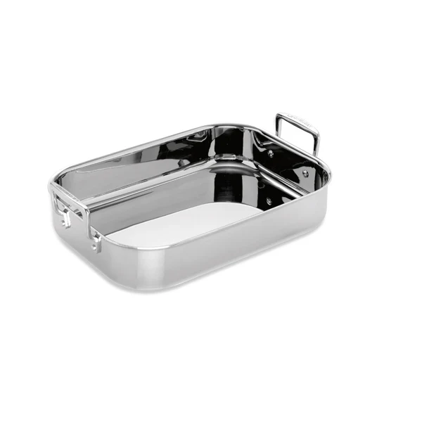 Plat Ă rĂŽtir rectangulaire inox 35 cm Le Creuset - Image 6