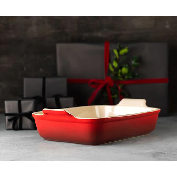 Plat rectangulaire céramique 26 cm Cerise Le Creuset - Image 4