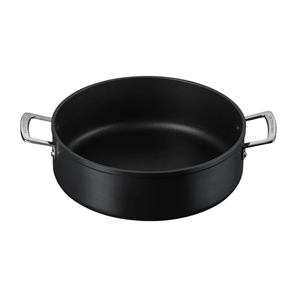 Sauteuse rondeau anti-adhérente Les Forgées 28 cm et couvercle en verre Le Creuset - Image 2