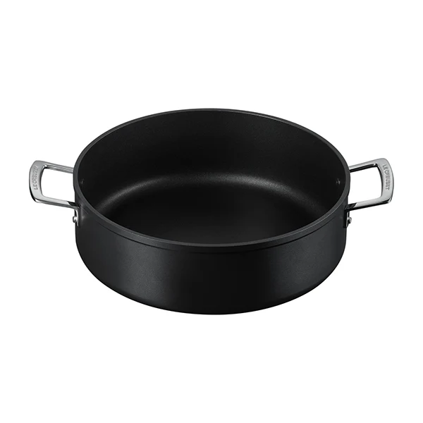 Sauteuse rondeau anti-adhérente Les Forgées 30 cm et couvercle en verre Le Creuset - Image 2