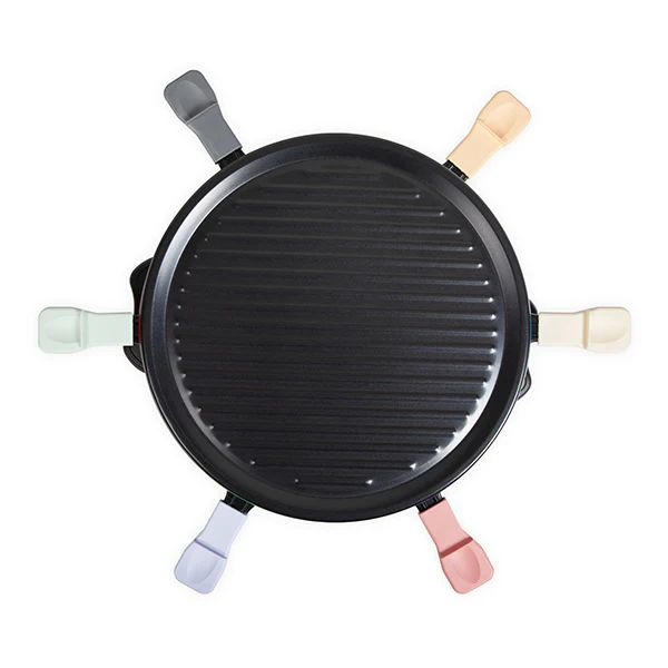 Appareil Ă raclette 6 personnes rond 800 W Livoo - Image 3