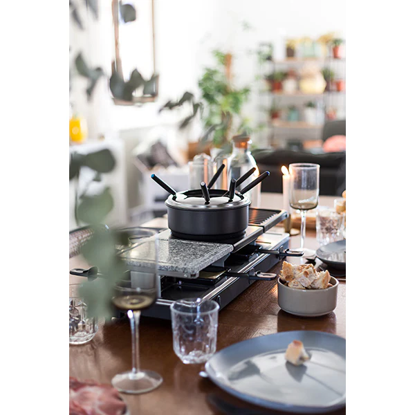 Appareil Ă raclette fondue 12 personnes 1650 W Livoo - Image 5