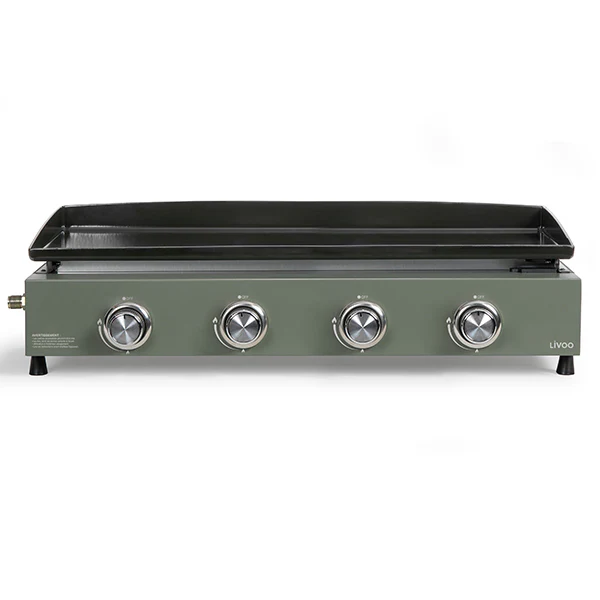 Plancha gaz 4 bruleurs 10 kW DOC325 Livoo