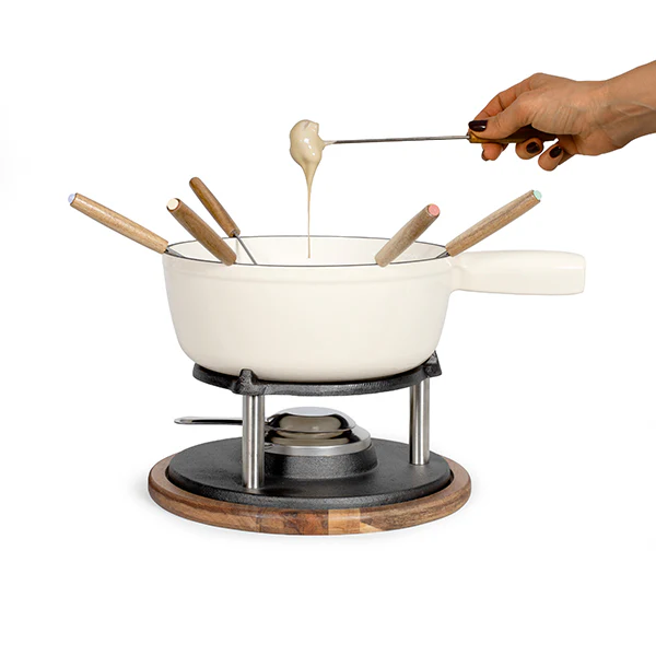 Service Ă fondue tradition crĂšme 2,6 L 6 personnes Livoo - Image 4