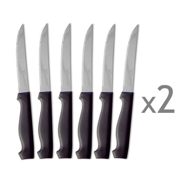Lot 12 couteaux Ă steak Pradel