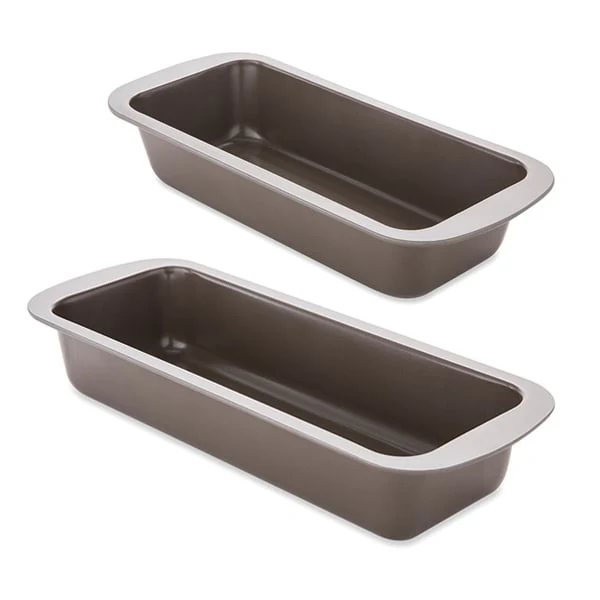 Lot 2 moules à cake 25 et 30 cm acier revêtement antiadhérent Mathon - Image 2