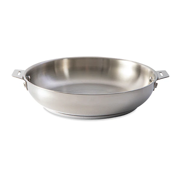 Lot 2 poêles 20 et 32 cm avec manche et anse Clips'inox Mathon - Image 4