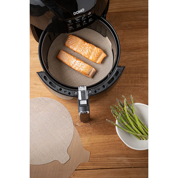 Lot 2 x 2 feuilles de cuisson rondes pour friteuse à air chaud  NoStik - Image 2