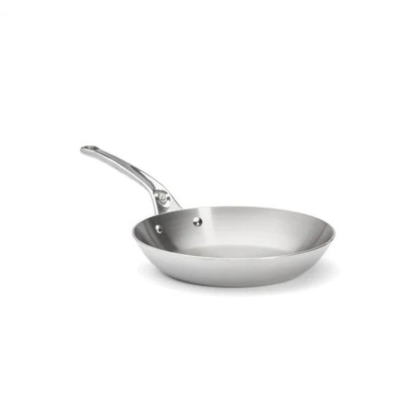 Lot 3 casseroles 16, 18 et 20 cm et 2 poĂȘles 24 et 28 cm tout inox Affinity De Buyer - Image 5