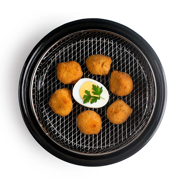 Lot 3 paniers ronds pour friteuse à air chaud Ibili - Image 4