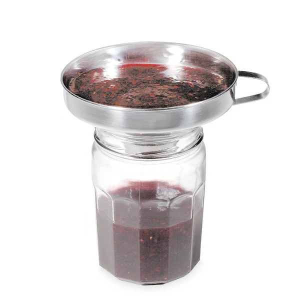 Lot bassine à confiture inox 30 cm et entonnoir 14 cm Mathon - Image 3