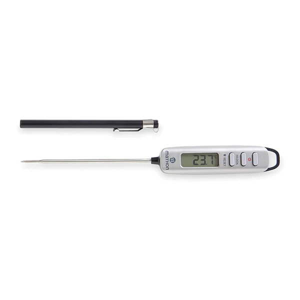 Lot cocotte en fonte ovale 33 cm et thermomĂštre digital de cuisine Ă sonde Mathon - Image 2