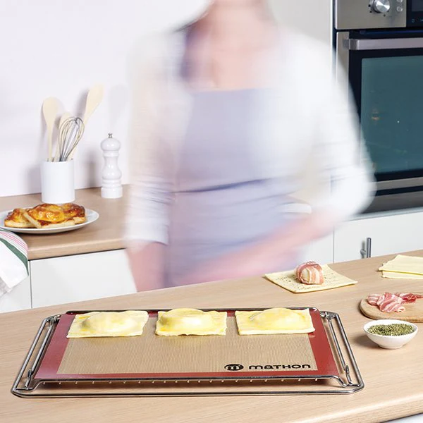 Lot de 2 Tapis de cuisson professionnels en silicone Mathon - Image 2