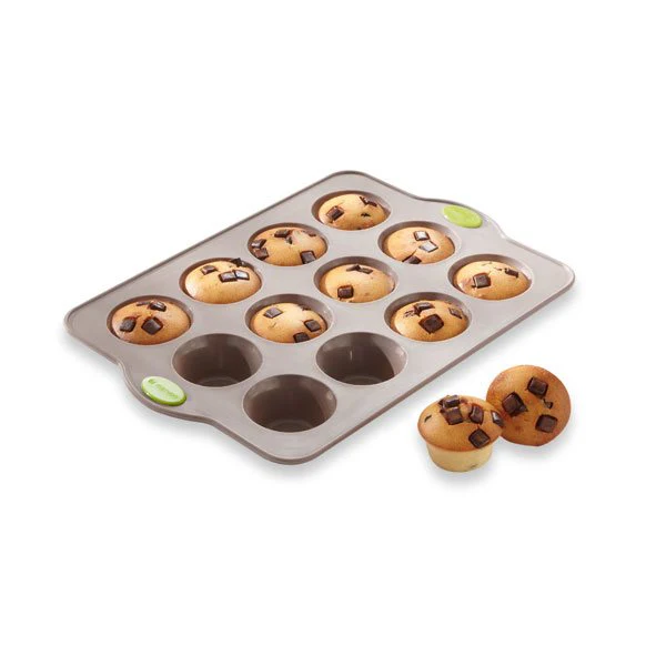 Lot de 3 plaques Rigiflex : 20 mini financiers, 12 muffins et 12 canelés Mathon - Image 3
