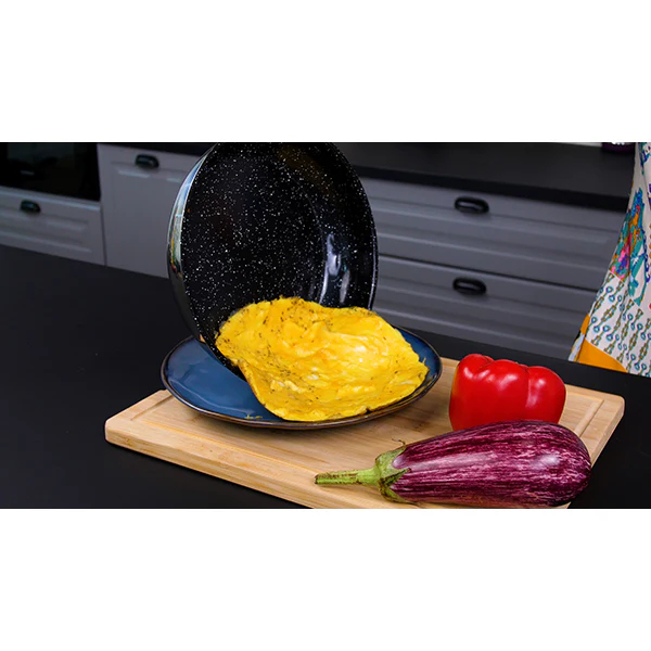 Lot de 3 poĂȘles en inox avec revĂȘtement cĂ©ramique 20, 24 et 28 cm Kitchenpro - Image 4