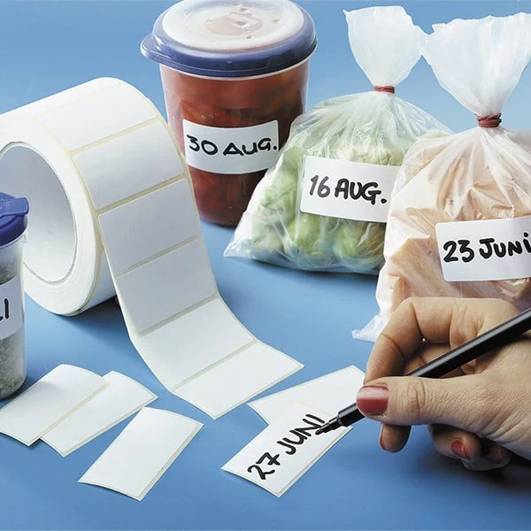 Lot de 4 rouleaux de sachets à découper et 500 étiquettes adhésives - Image 2