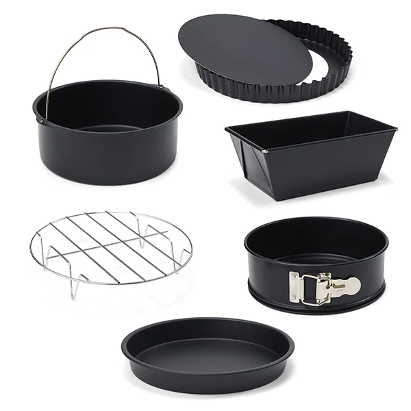 Lot de 5 moules et 1 grille pour friteuse Ă air chaud Patisse