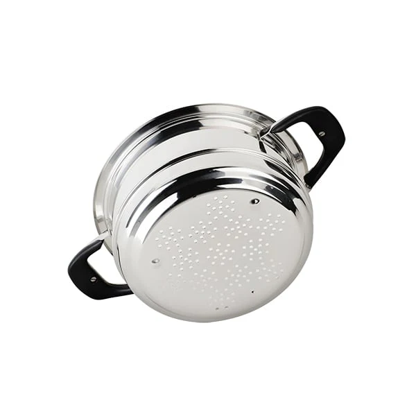 Lot faitout basse température et insert cuit vapeur 24cm Ecovitam - Image 3