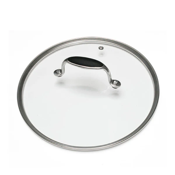 Lot faitout inox ExcellâInox 24 cm et couvercle en verre Mathon - Image 4