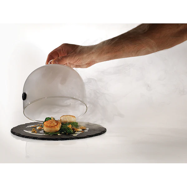 Lot fumoir avec cloche 26 cm et sciure de hĂȘtre pour fumage - Image 2