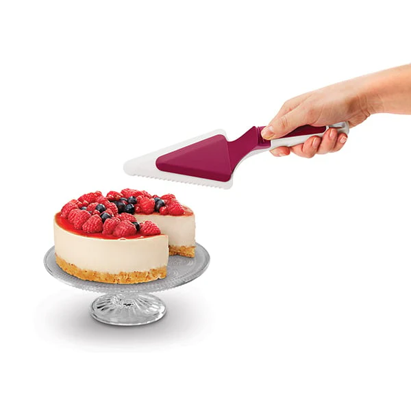 Lot moule Ă tarte revĂȘtu 24,5 cm et pelle Ă tarte avec poussoir - Image 2
