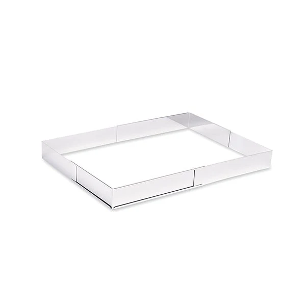 Lot plaque à pùtisserie perforée 40 cm + rectangle à gùteau extensible Mathon - Image 4