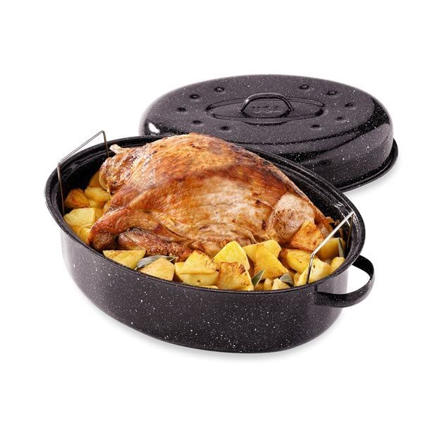 Lot Roaster 4 8 personnes avec grille Graniteware - Image 2