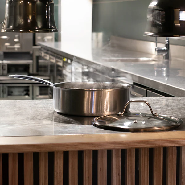 Lot wok 28 cm et sauteuse 24 cm tout inox Triply Menastyl - Image 3