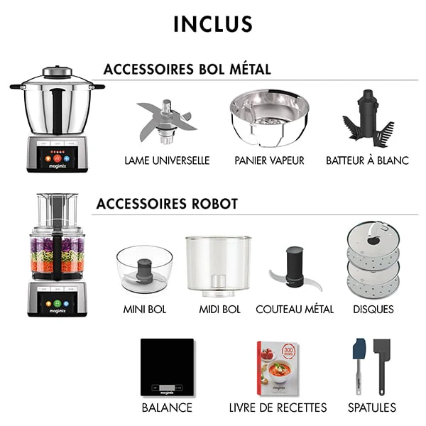 Robot Cook Expert Chrome Mat 18900 Magimix - Image 4