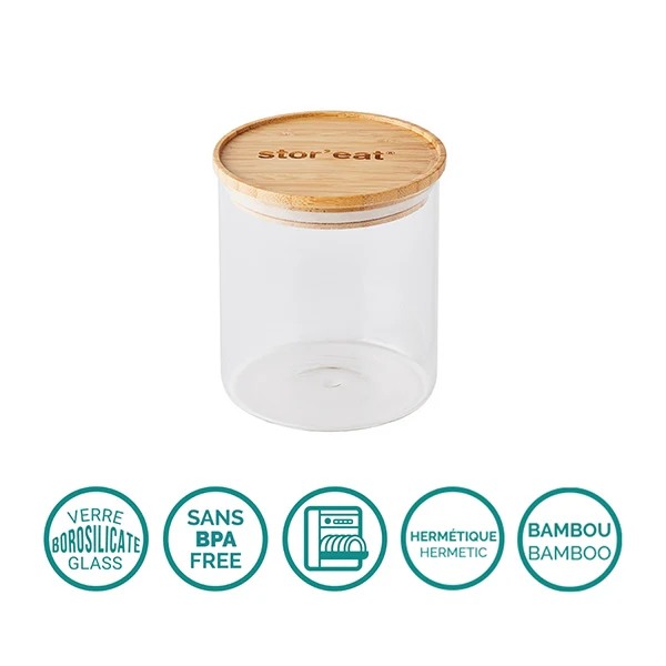 Bocal en verre STOR'EAT 850ml Mastrad - Image 2