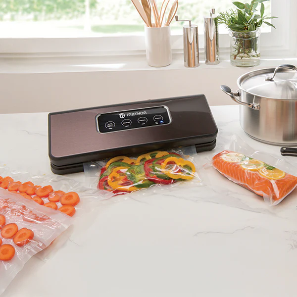 Appareil à emballer sous vide inox brossé 37 cm 150 W KCPSV60S Mathon - Image 3