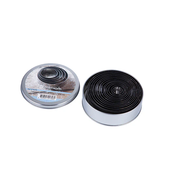 Boßte de 14 découpoirs ronds lisses en inox 2 à 11 cm Mathon - Image 4