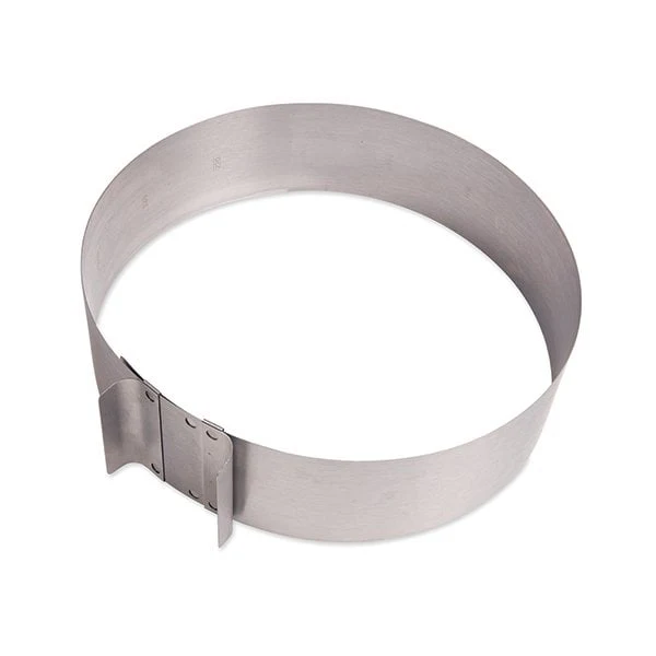 Cercle Ă gĂąteau extensible en inox 15,5 Ă 30 cm Mathon - Image 4