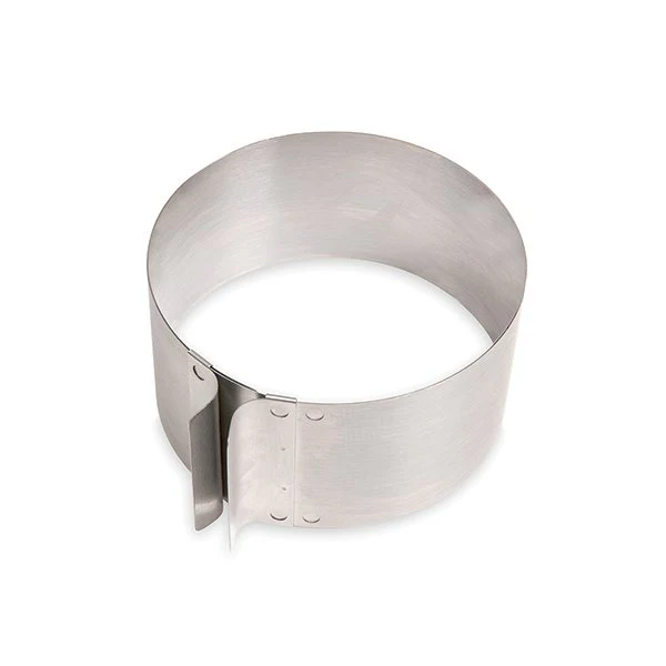 Cercle Ă gĂąteau extensible en inox 15,5 Ă 30 cm Mathon - Image 5