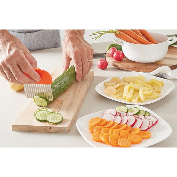 Coupe légumes lame ondulée en inox Mathon - Image 3