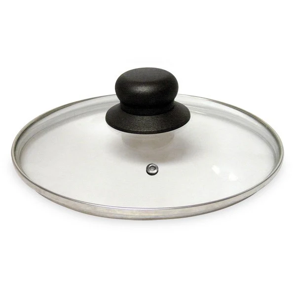 Couvercle en verre cerclé inox 18 cm Baumalu