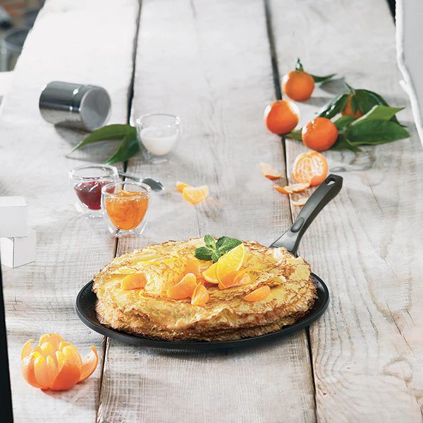 Crêpière traditionnelle avec revêtement anti-adhésif 28 cm Mathon - Image 2