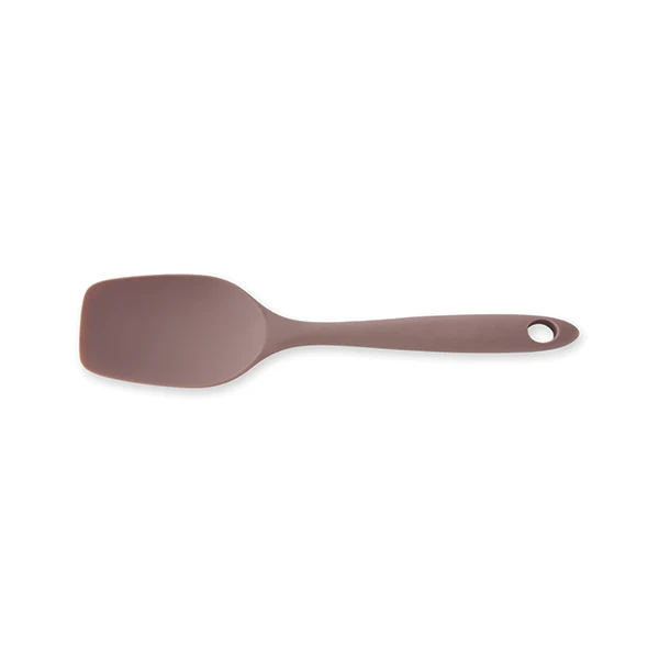 Cuillère de cuisine antirayures en silicone 27 cm taupe Mathon
