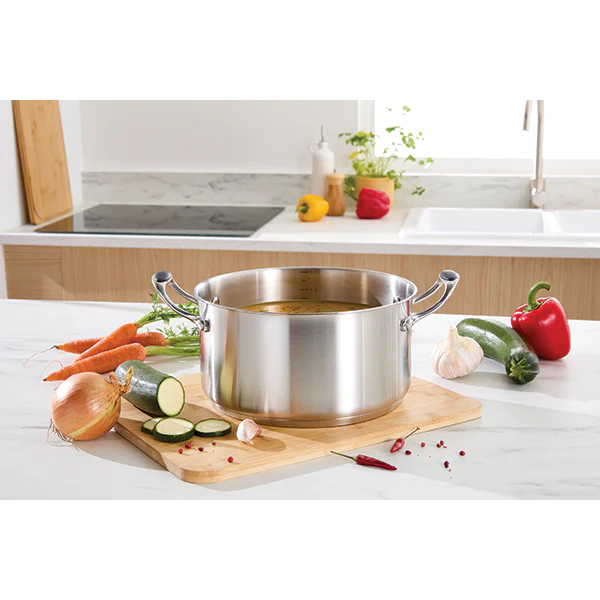 Faitout inox Excell'Inox 24 cm 5,4 L Mathon - Image 2