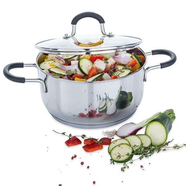 Faitout inox Rapid Cook avec couvercle 20 cm 3,1 L Mathon - Image 2