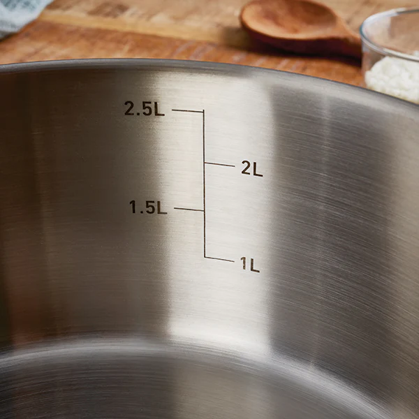Faitout inox Excell'Inox 20 cm 3 L Mathon - Image 3